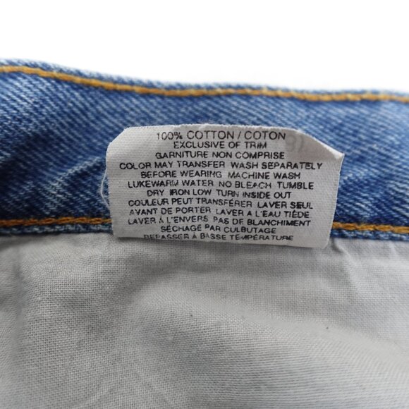 Vintage 90s Bluenotes Relaxed Straight Leg Jeans Men's 33x30 Made in Canada - Picture 5 of 12